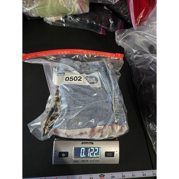 Zanadi Juniors Denim Mixed Media Midi Skirt Size 9 Gypsy Y2K Asymmetric Fairy - Picture 11 of 11